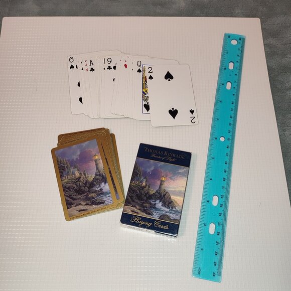 Thomas Kinkade Painter of Light Playing Cards Collectible Art Vintage - Picture 3 of 5